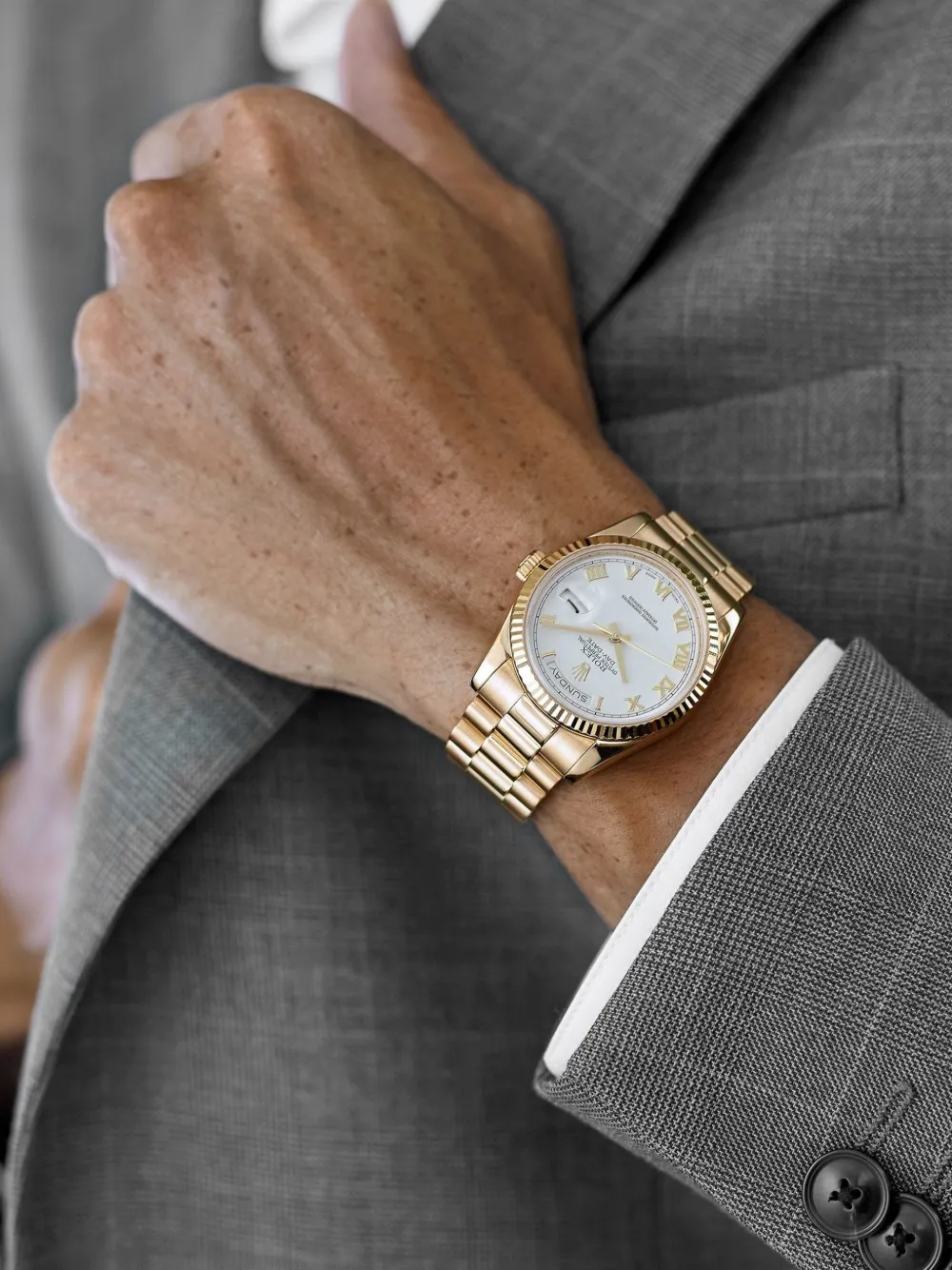 Rolex reloj Day-Date de 36 mm con números romanos | Estilos de archivo | Image 2
