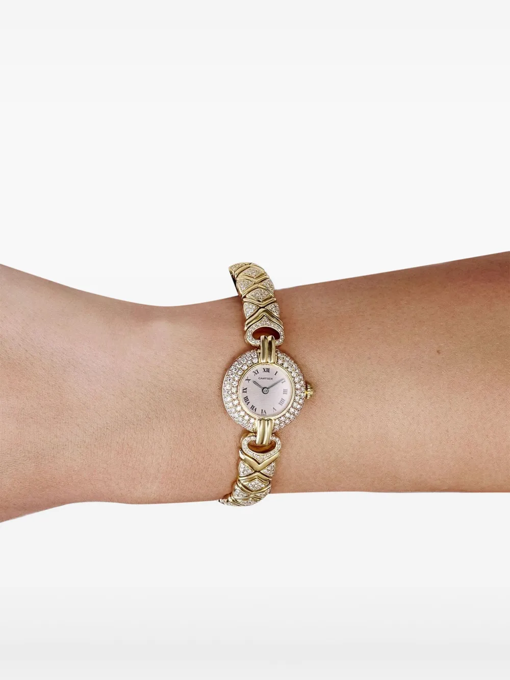 Cartier Colisée 18kt geelgouden 23 mm met diamant - Wit