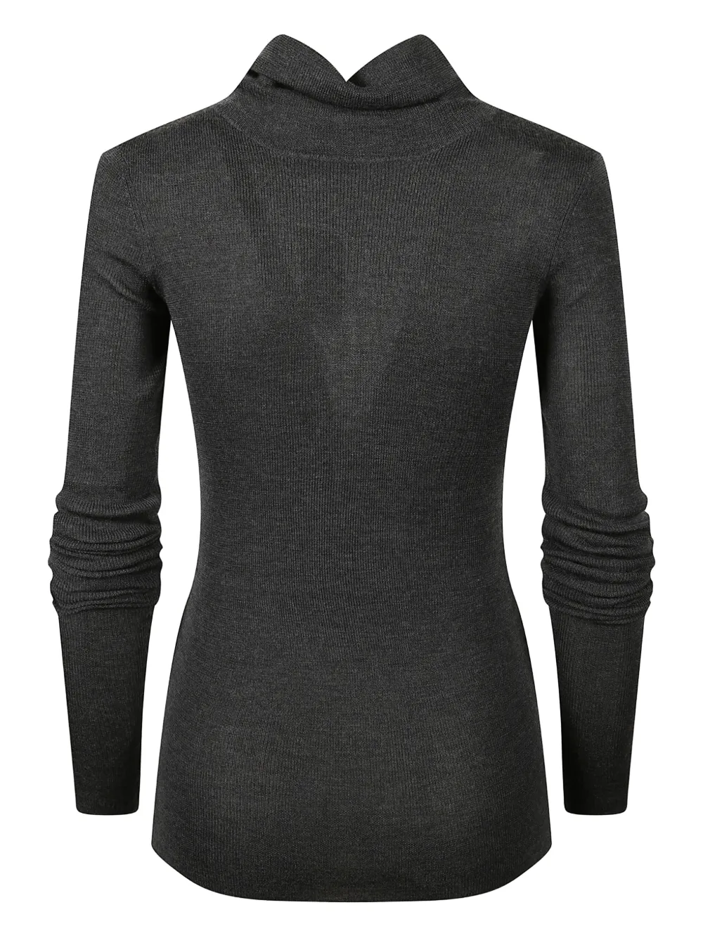 The Frankie Shop Turtleneck Sweater In Gray