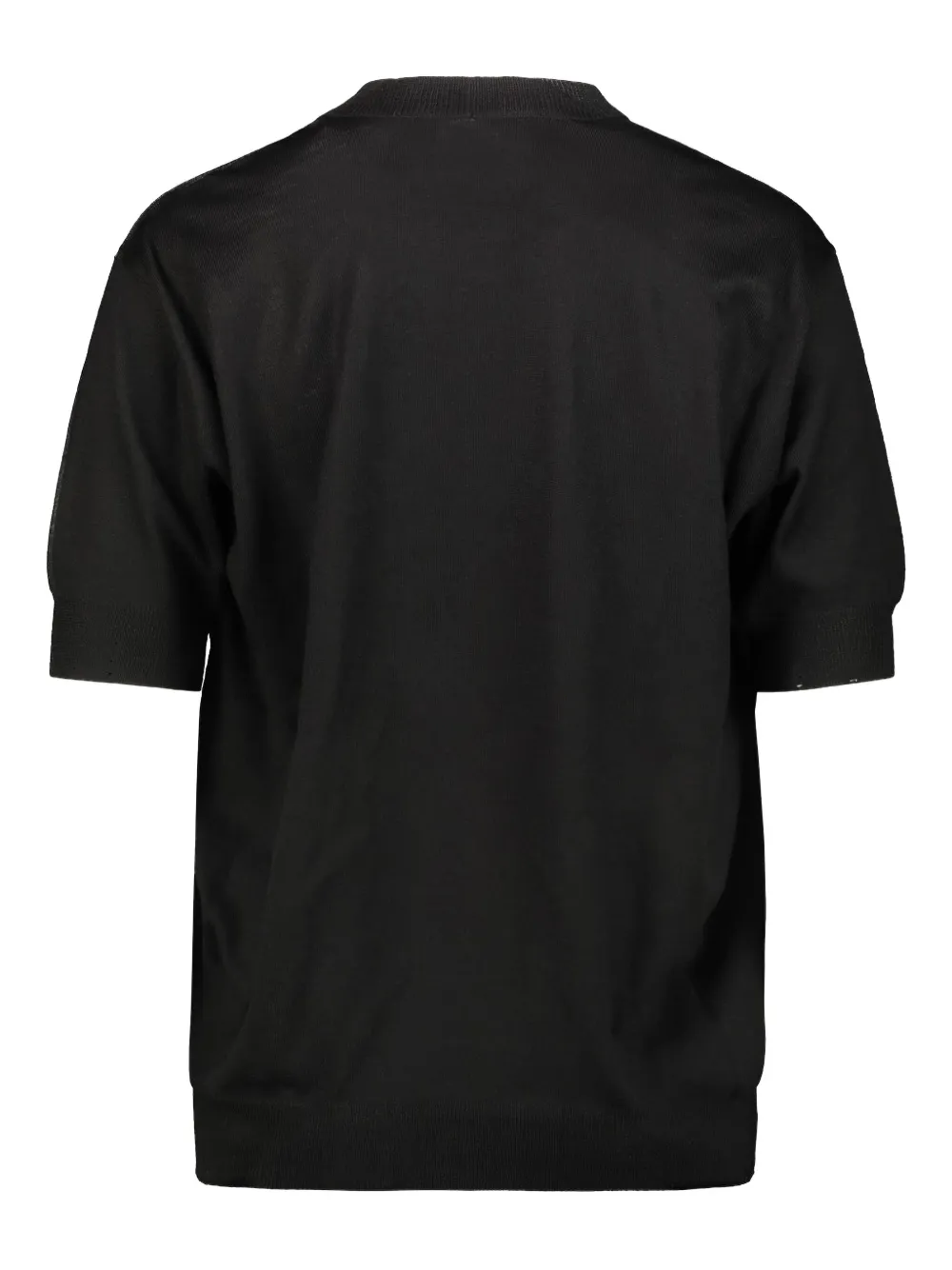 Junya Watanabe Gebreid T-shirt Zwart