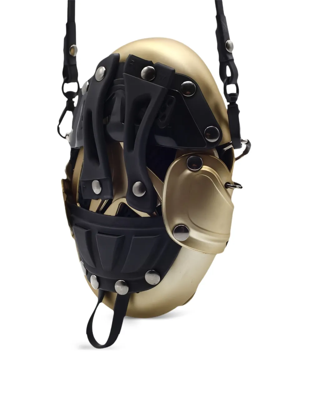 Innerraum Egg Studded Cross Body Bag In Gold
