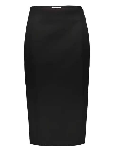 Balenciaga wrap midi skirt