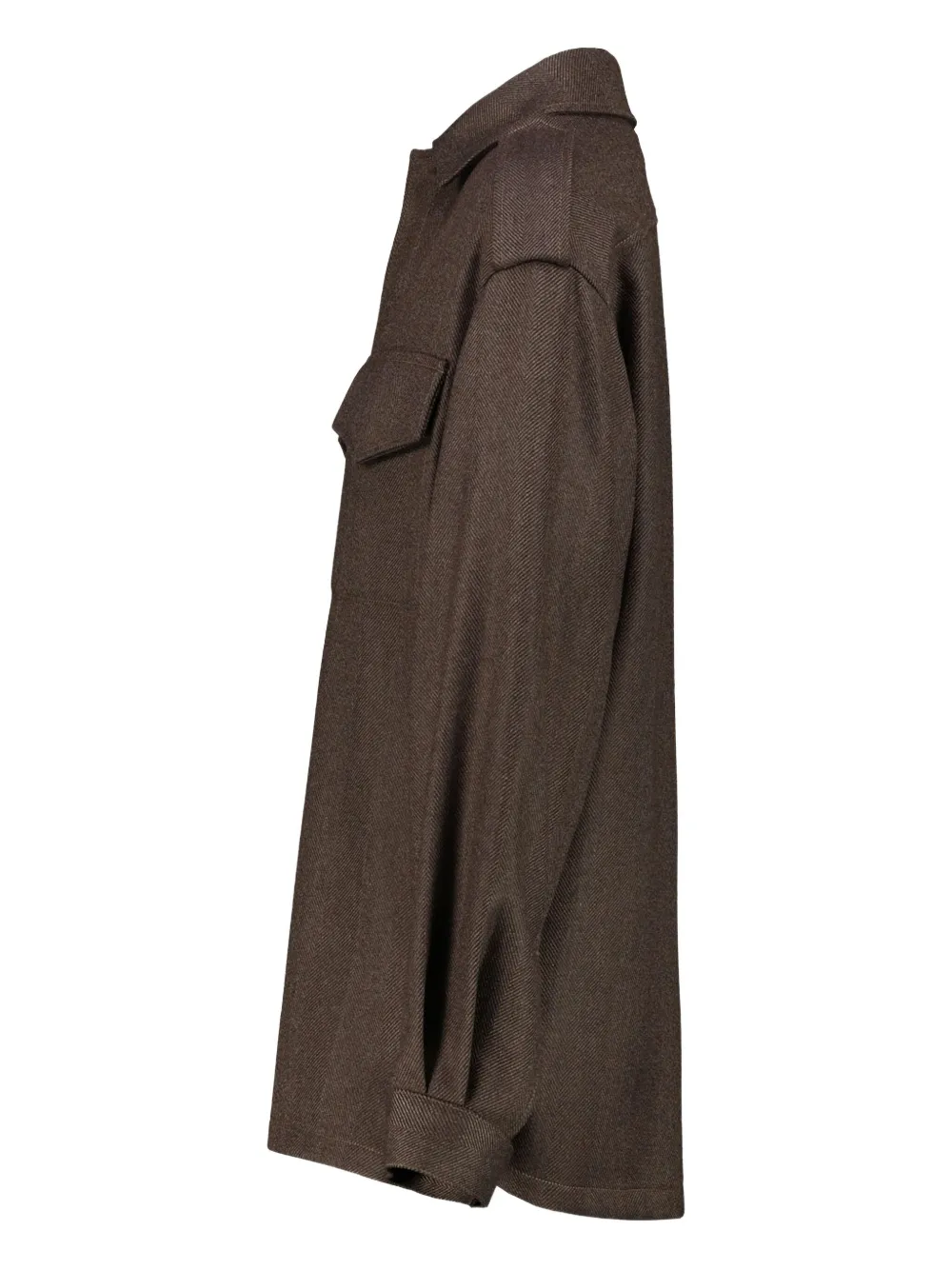 DRHOPE flap-pockets epaulettes shirt jacket | Military Jackets | Image 2