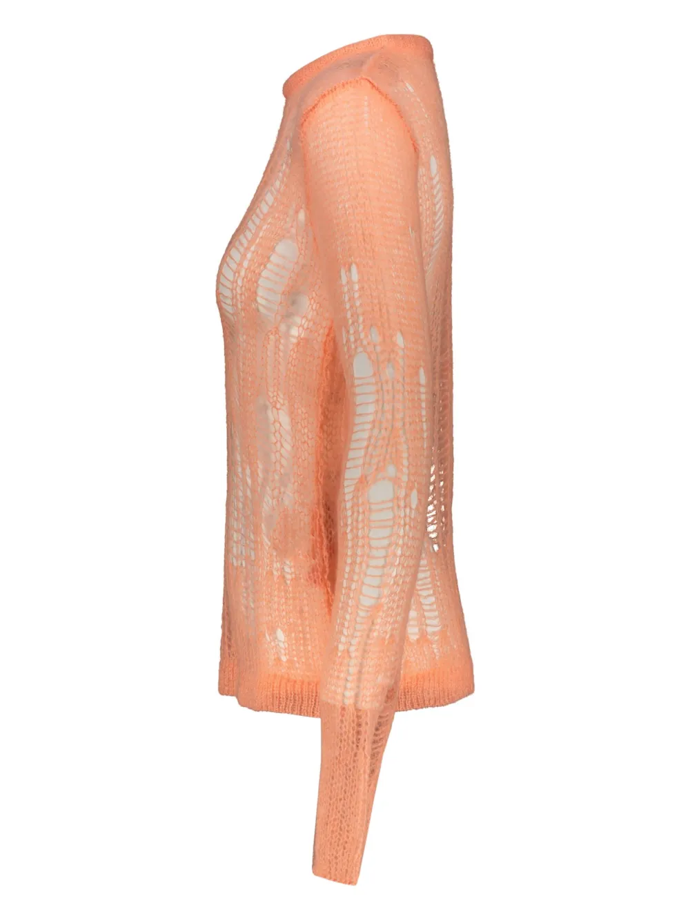 Rick Owens Opengebreide top Oranje