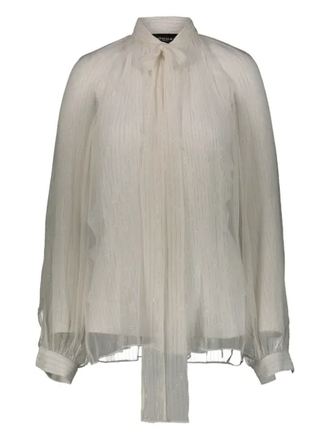 Rochas camisa de gasa con motivo de rayas