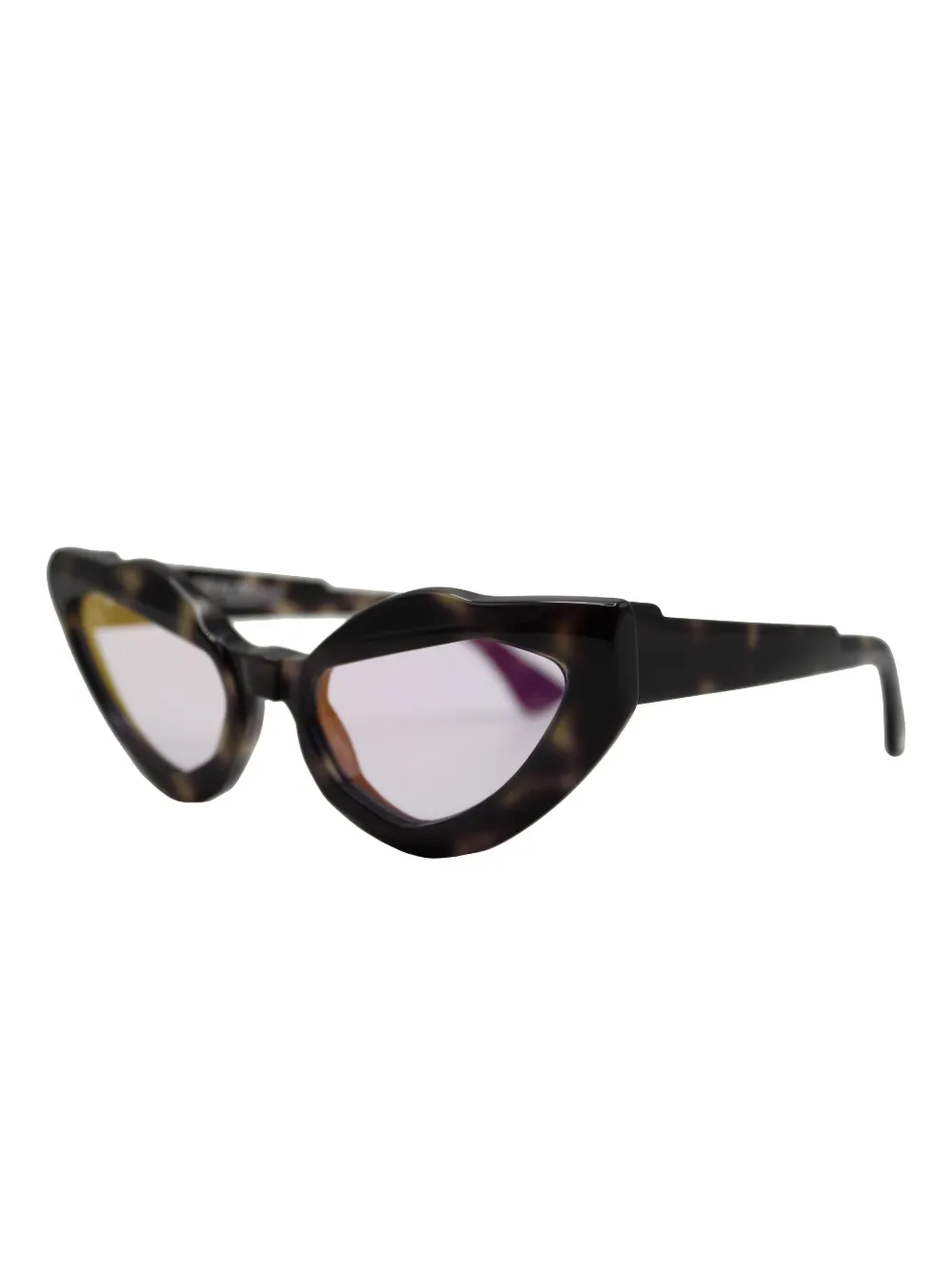 Kuboraum Mask Y8 zonnebril met cat-eye montuur - Bruin