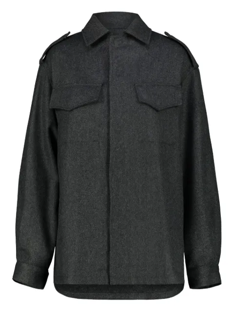 DRHOPE flap pockets shirt jacket
