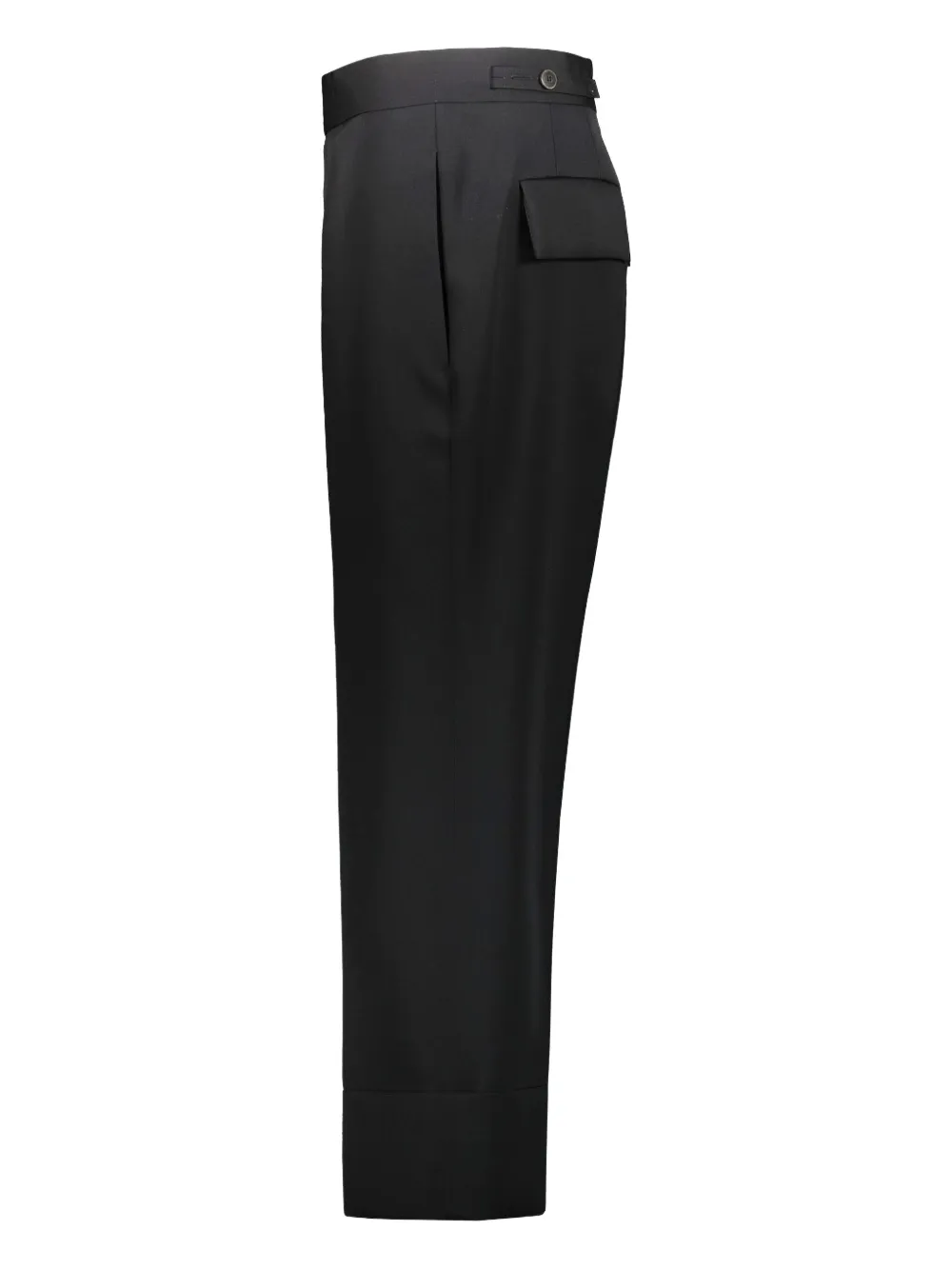 Sapio Flap-pocket Trousers In Black
