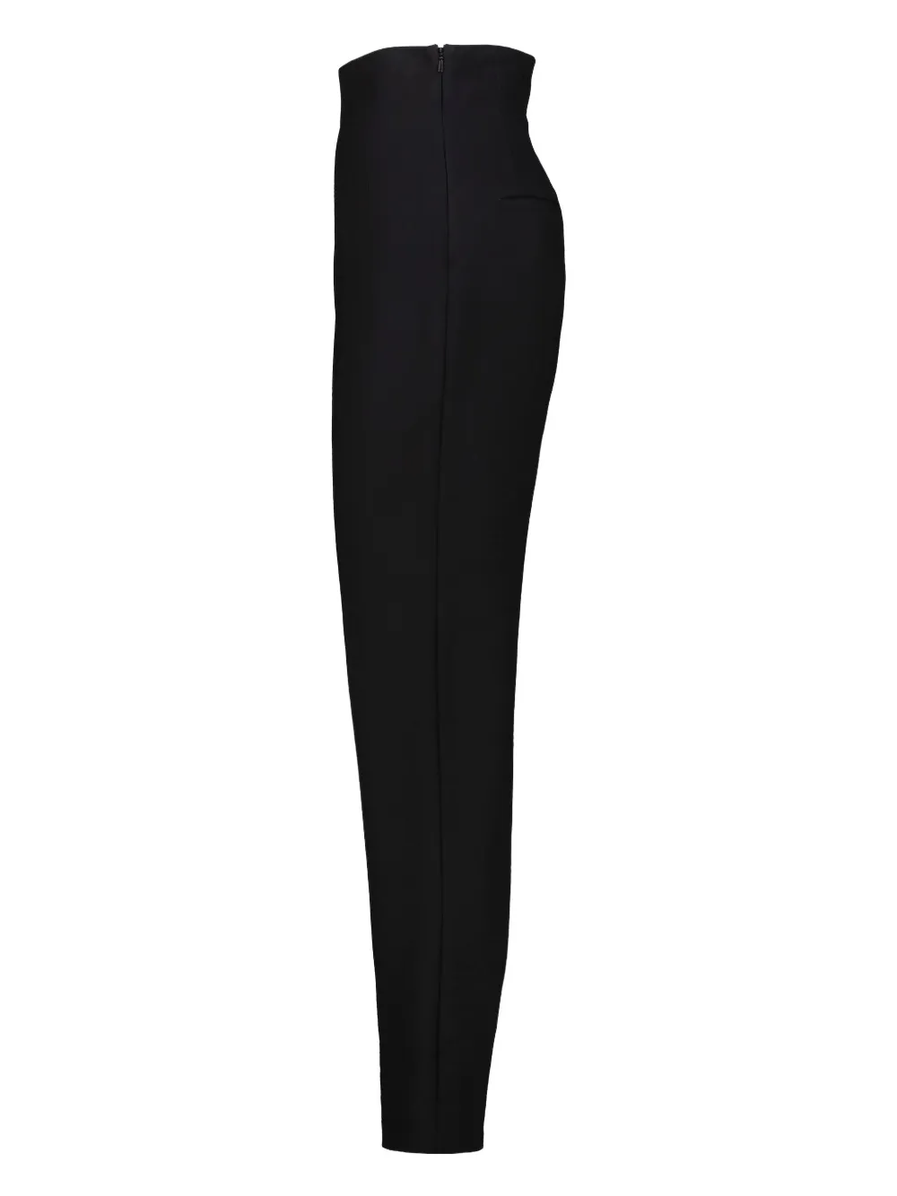 Khaite High-waist Lenn Trousers In Black