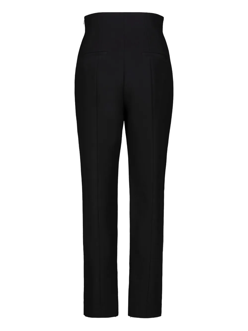 Khaite High-waist Lenn Trousers In Black