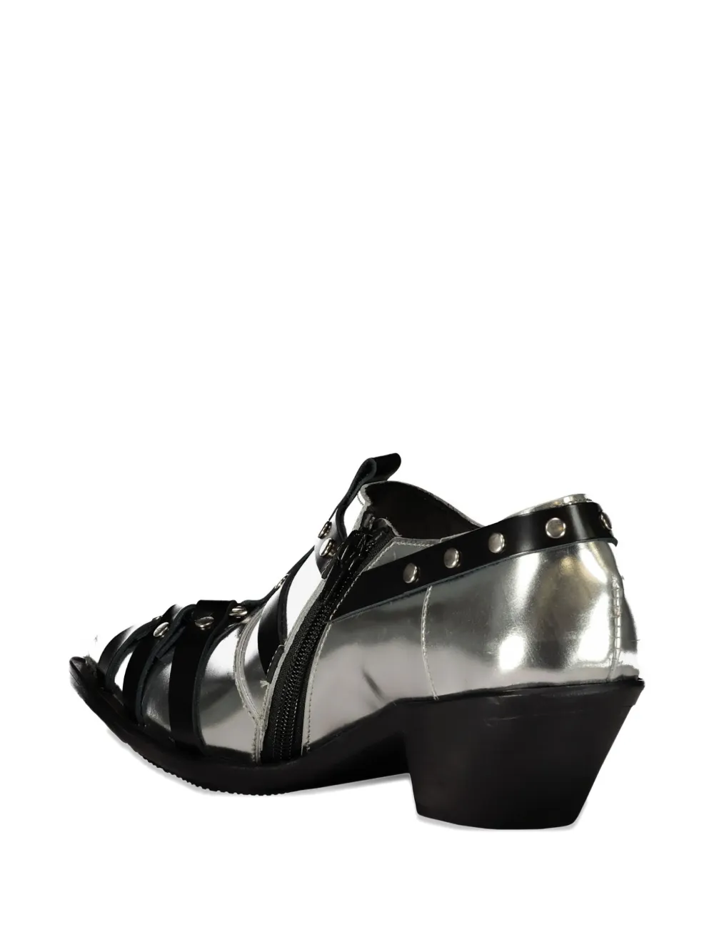 Junya Watanabe Enkellaarzen met studs Zilver