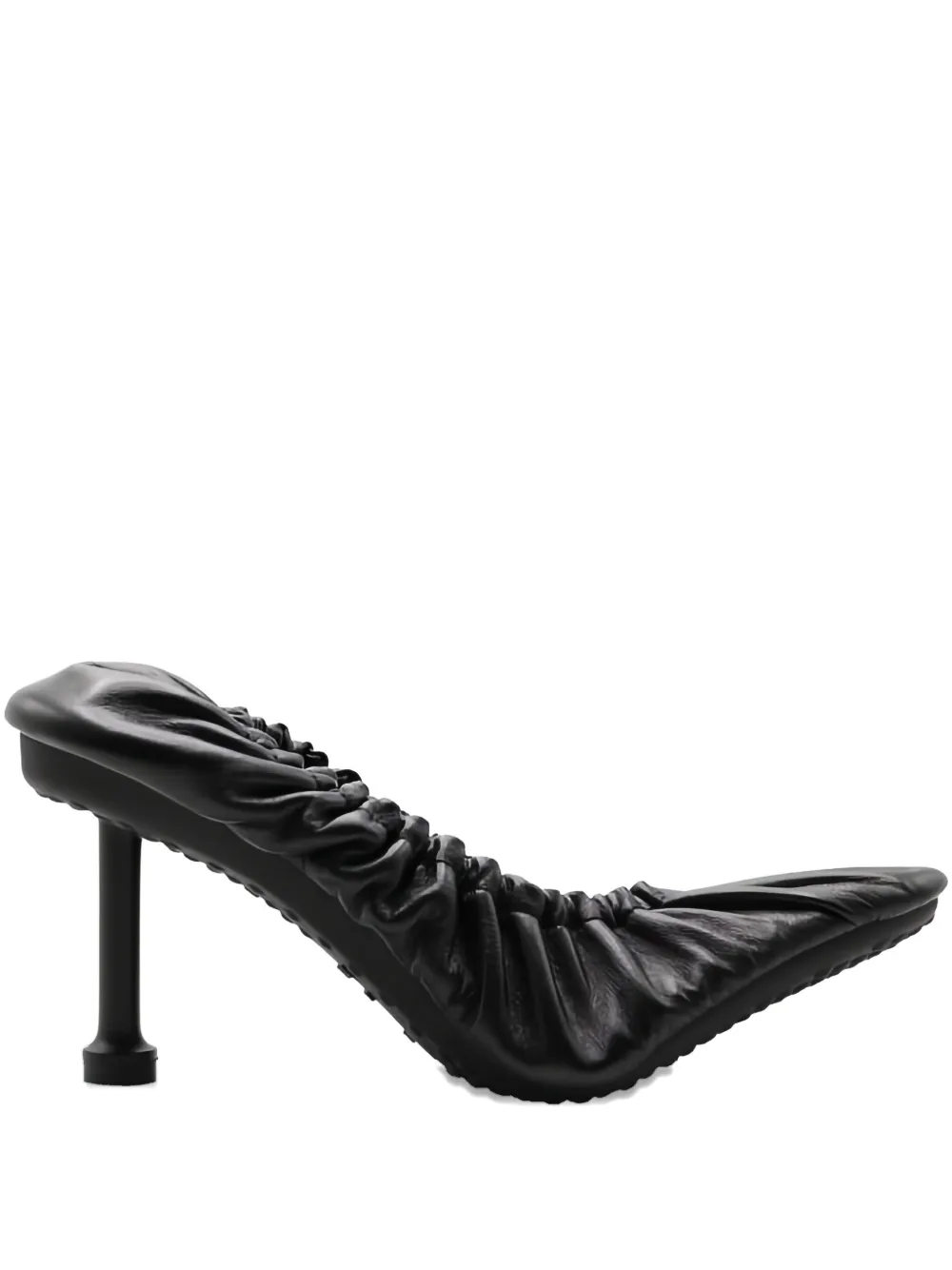 Balenciaga 80 mm Tug pumps met ruches Zwart