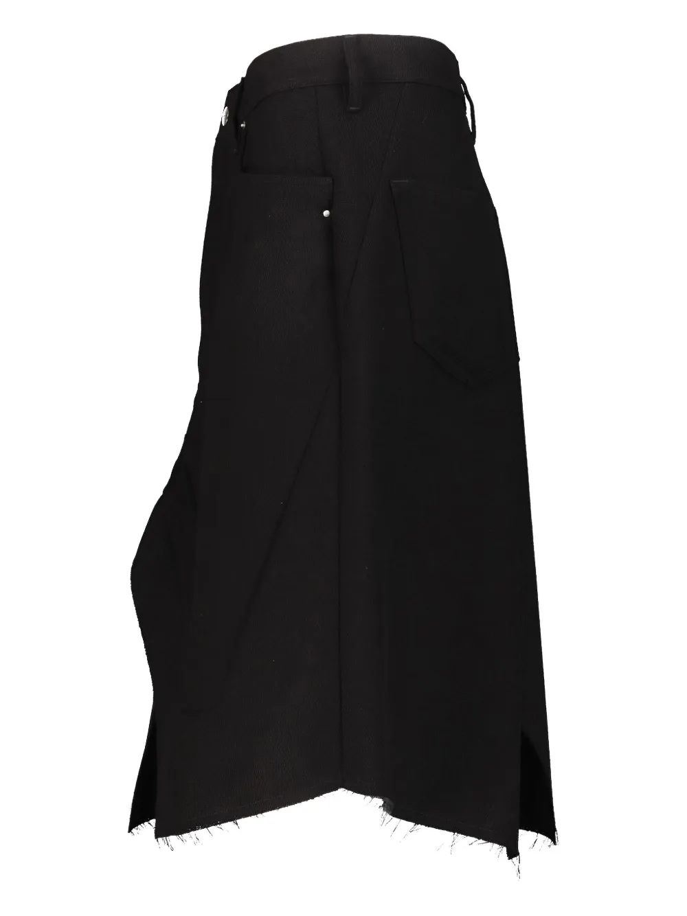 Rick Owens Slivered wool midi skirt | Asymmetric & Draped Skirts | Image 2