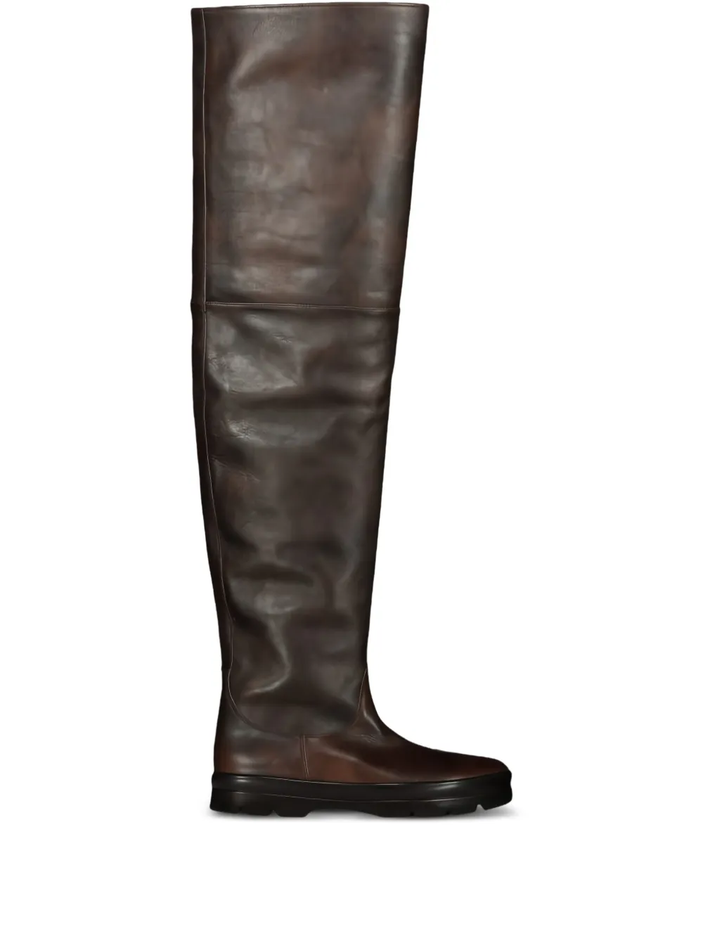 The Row Billie High thigh-high boots | Brown | Image 1