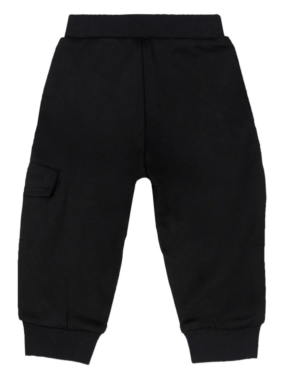 BOSS Kidswear Trainingsbroek met zak en logo Zwart