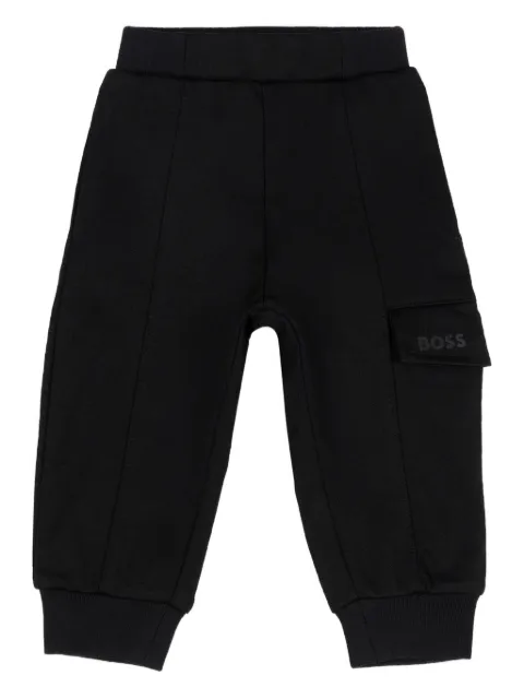 BOSS Kidswear logo-pocket track pants