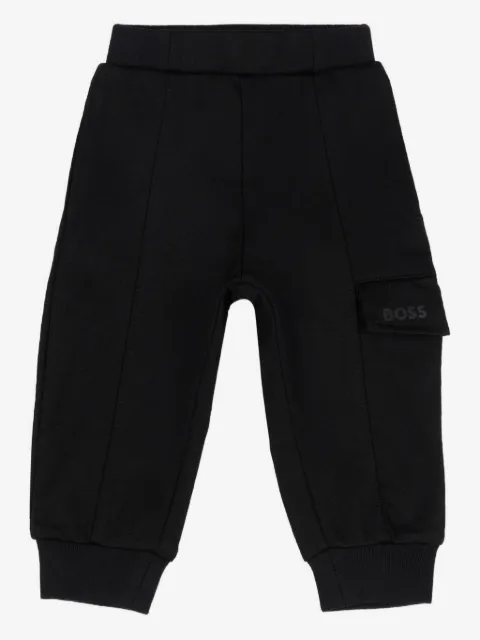 BOSS Kidswear logo-pocket track pants