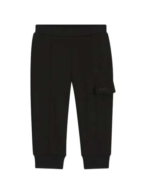 BOSS Kidswear pants con logo estampado