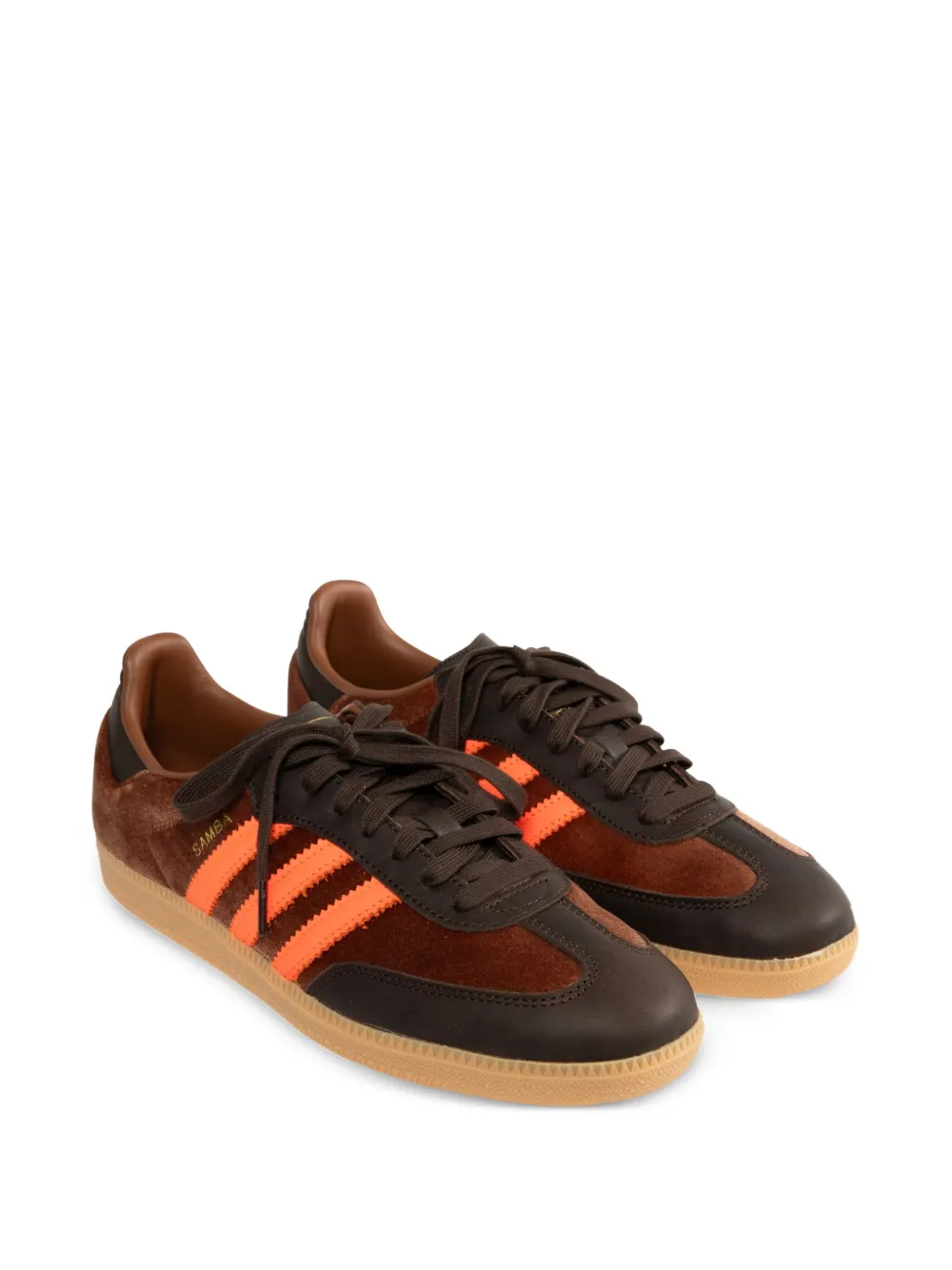 adidas Gestreepte samba og sneakers Bruin