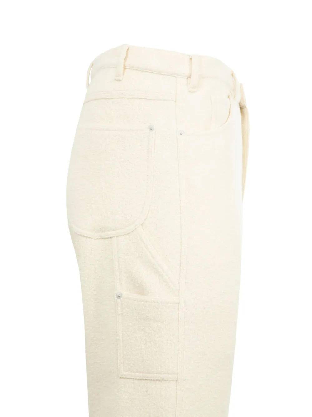 Auralee Homespun tweed broek Beige