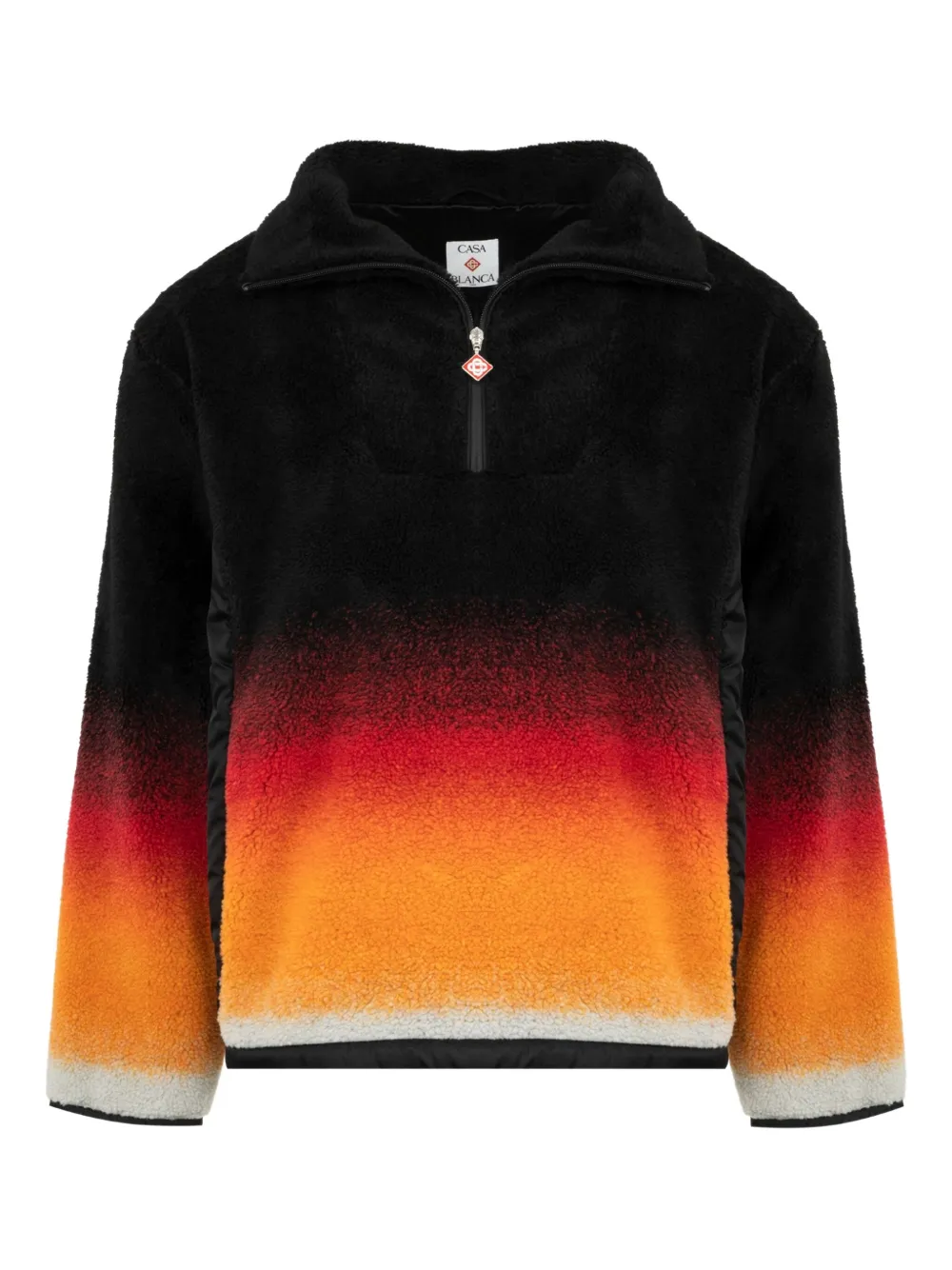 Casablanca sudadera con efecto degradado y cierre | negro | Image 1
