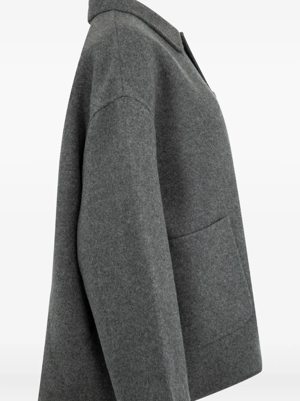 Extreme Cashmere Maker Buttoned Jacket In Gray