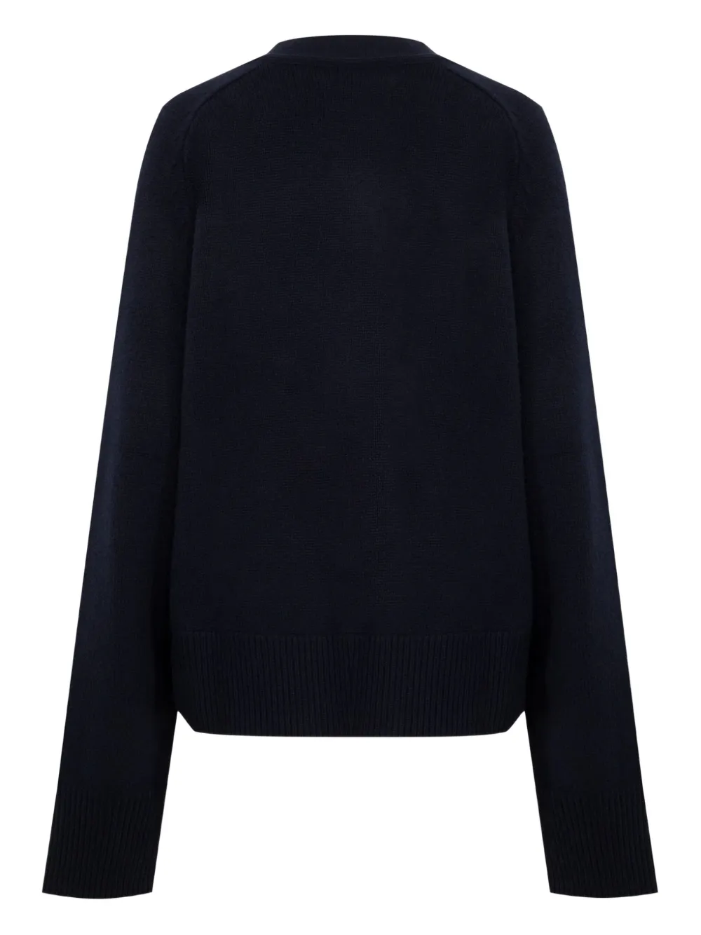 Extreme Cashmere Papilli Pocket Short Cardigan In Blue