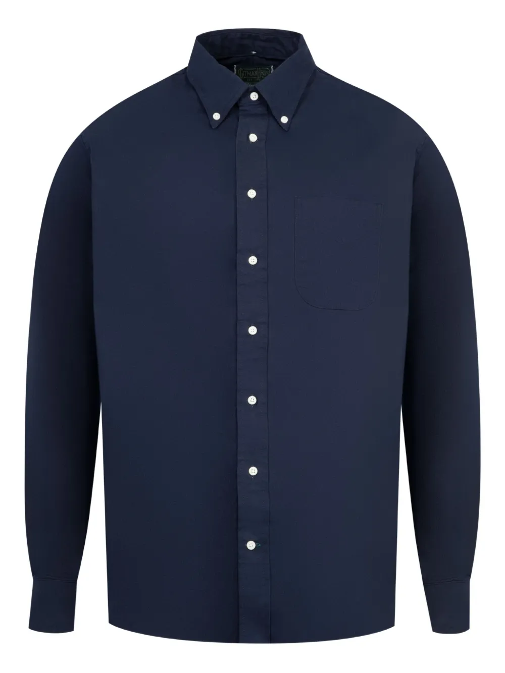 Gitman Bros overdye Oxford-weave shirt | Blue | Image 1