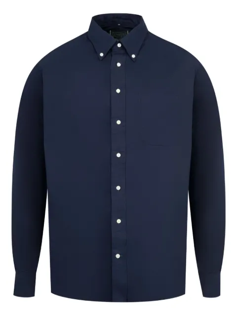 Gitman Bros overdye Oxford-weave shirt