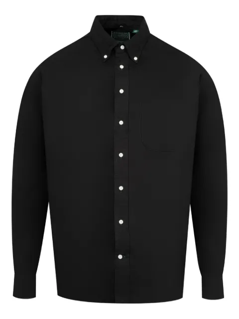 Gitman Bros overdye Oxford-weave shirt