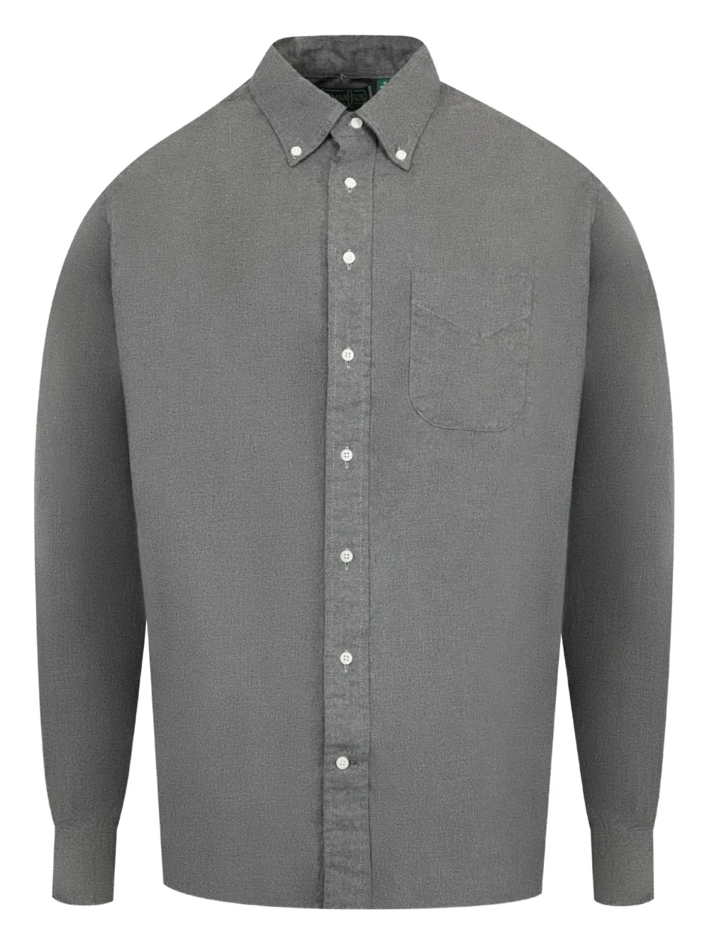 Gitman Bros flannel shirt | gris | Image 1