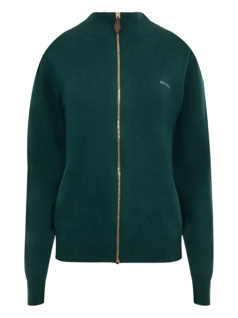 Miu Miu cashmere zip-up cardigan