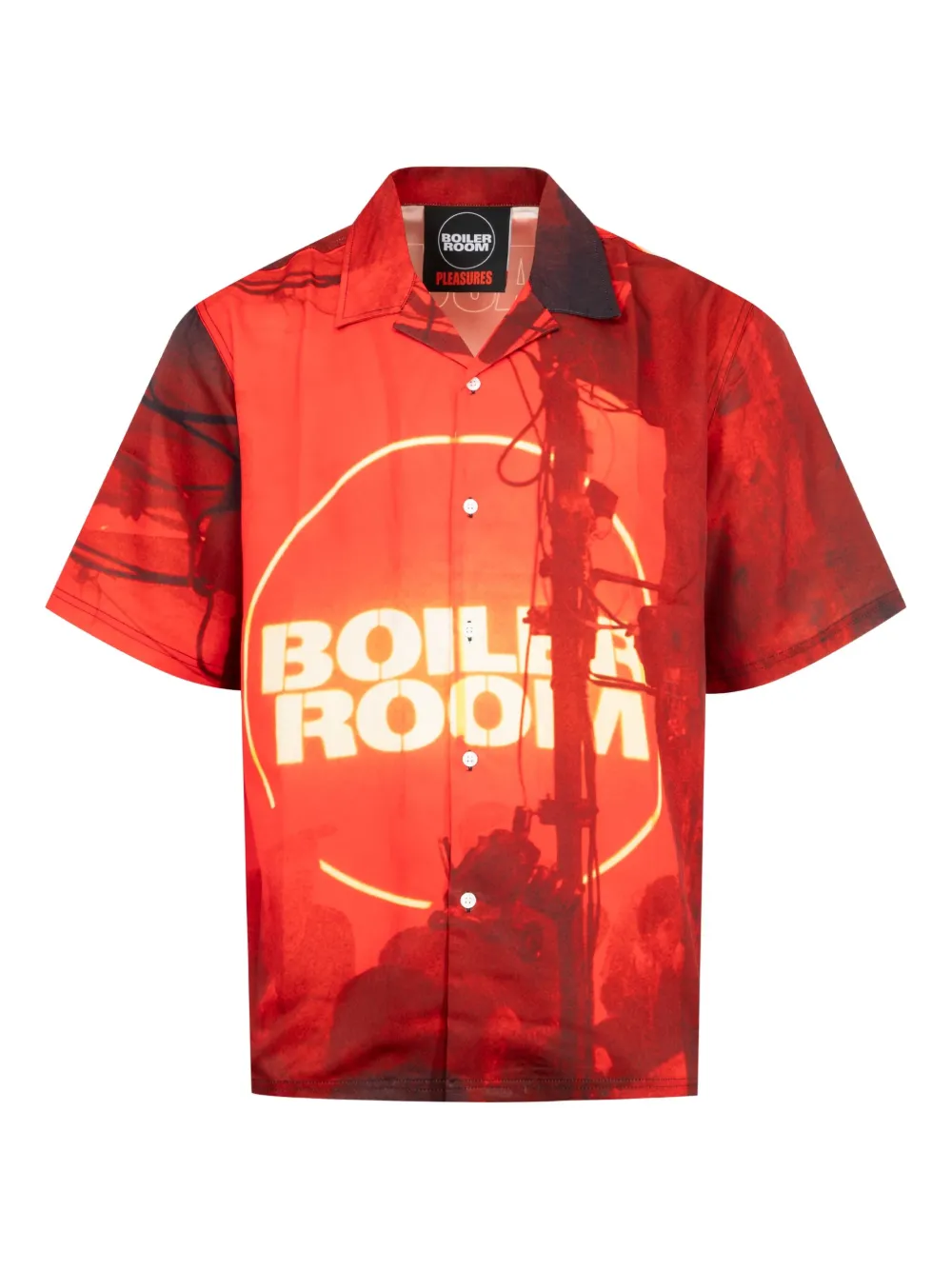 Pleasures Venue button-up shirt | Red | Image 1