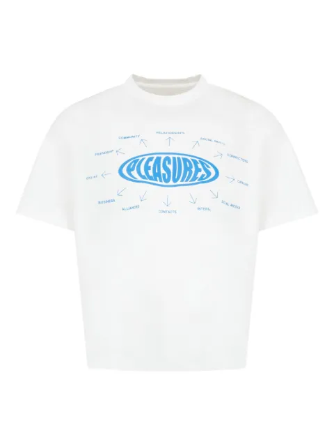 Pleasures logo overview T-shirt