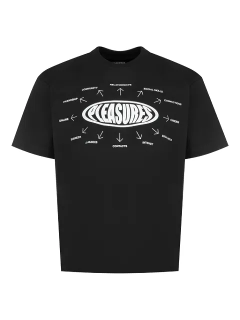 Pleasures logo overview t-shirt