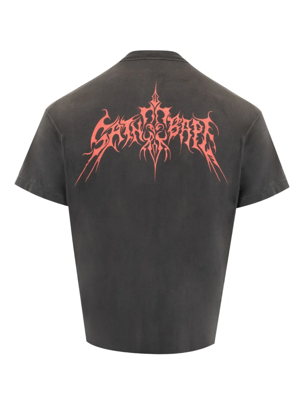 SAINT MXXXXXX graphic-print T-shirt - Zwart