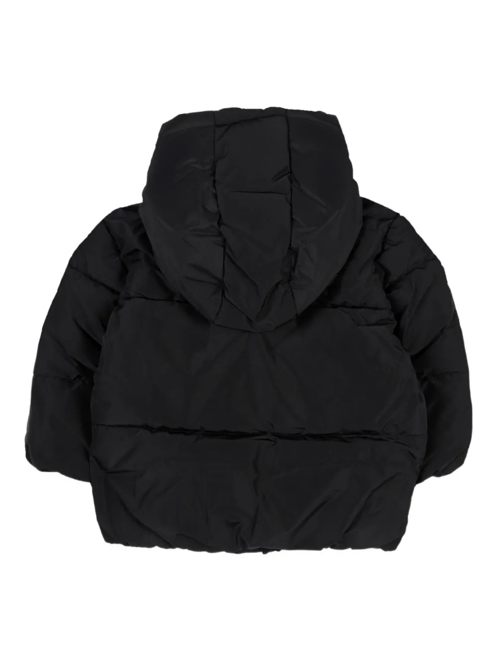 BOSS Kidswear hooded coat - Zwart