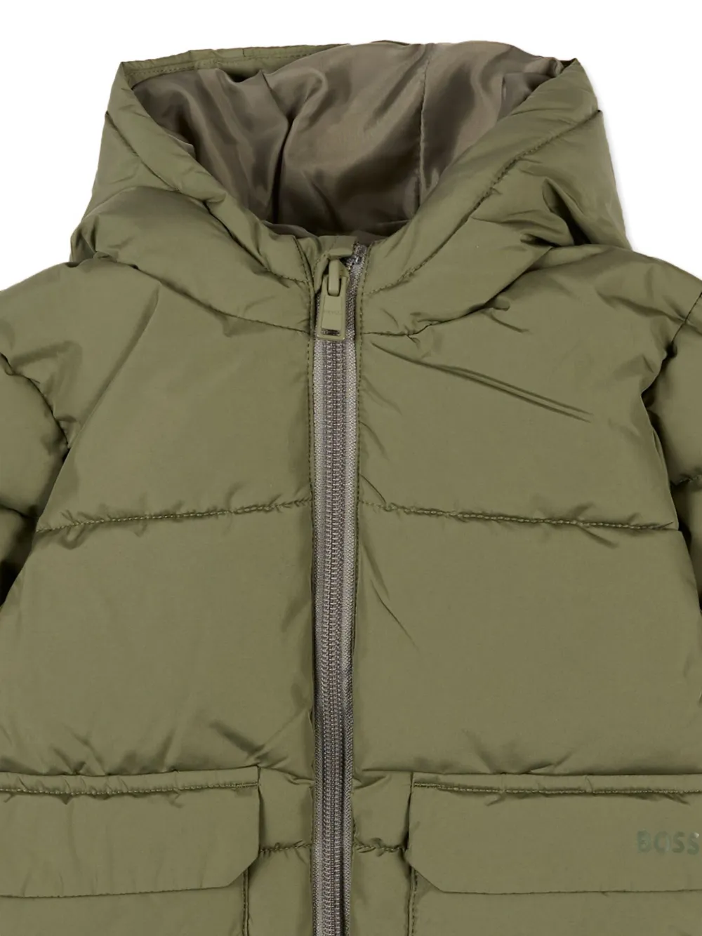 BOSS Kidswear Jas met capuchon Groen