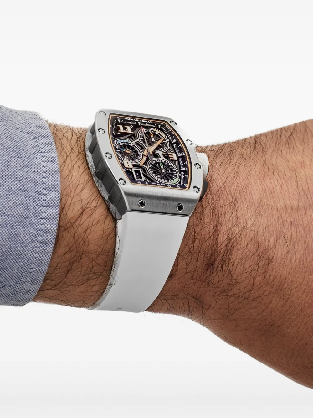 Pre-owned Richard Mille 2025 Unworn Rm 72-01 Lifestyle Chronograph 38mm In Black