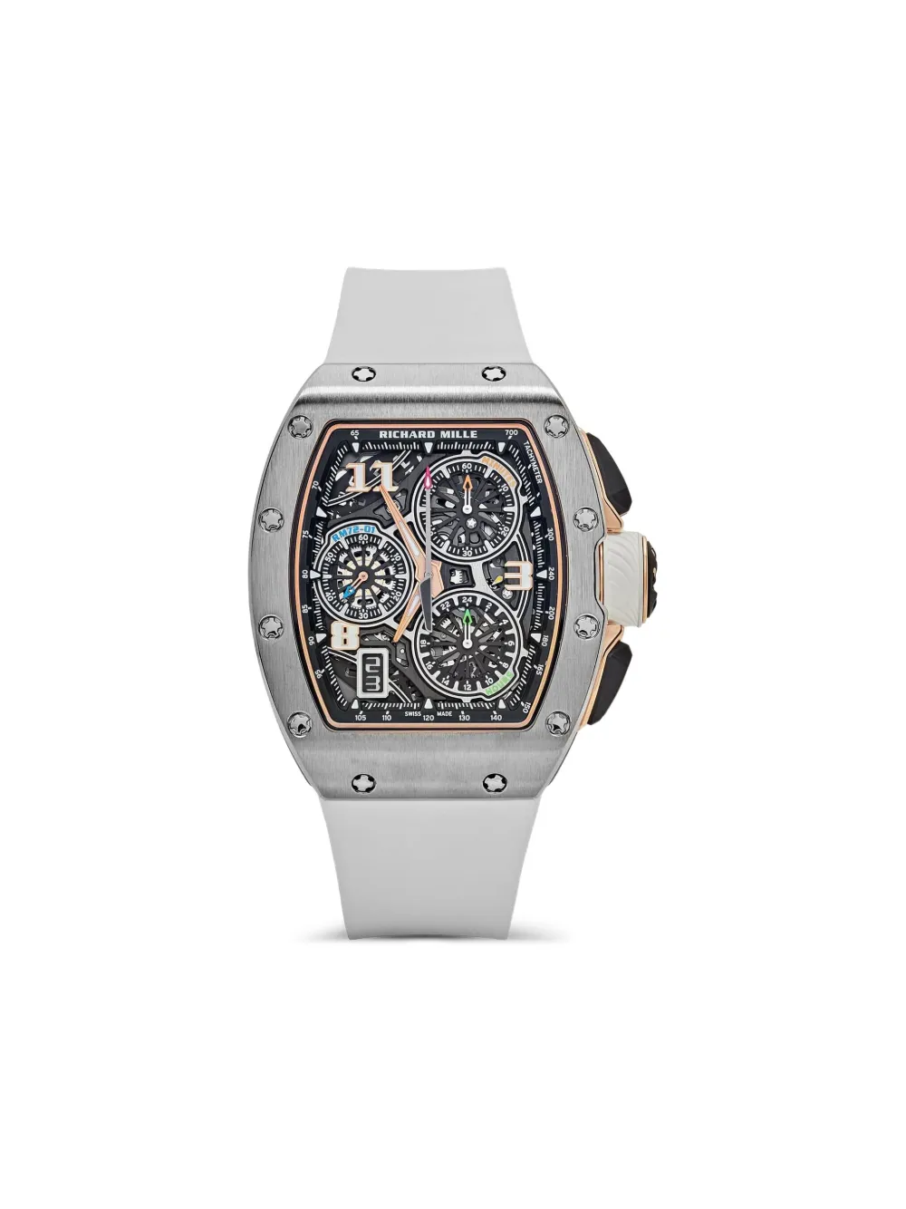 Pre-owned Richard Mille 2025 Unworn Rm 72-01 Lifestyle Chronograph 38mm In Black
