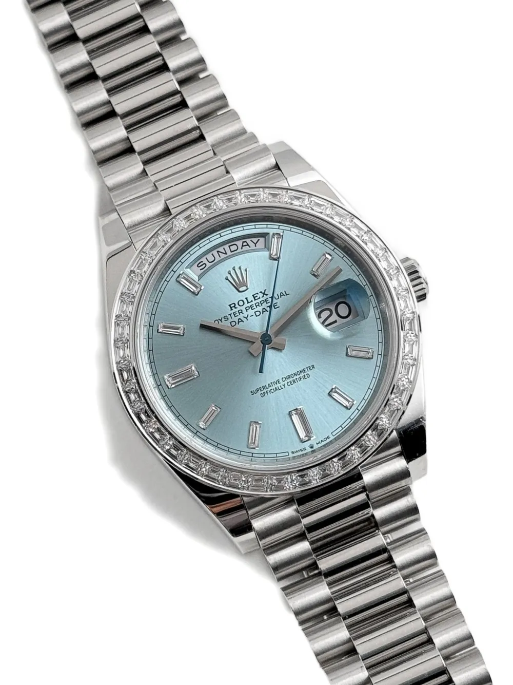 2017 Day-Date diamond-bezel - 40 mm