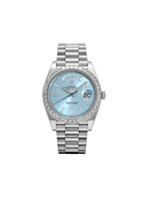 Rolex 2017 Day-Date diamond-bezel 40mm
