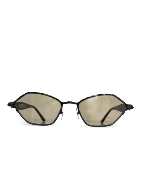 Kuboraum burnished metal sunglasses