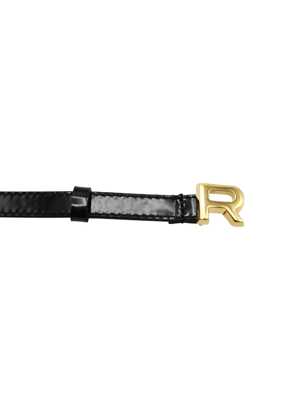 Rochas Riem met logogesp - Zwart