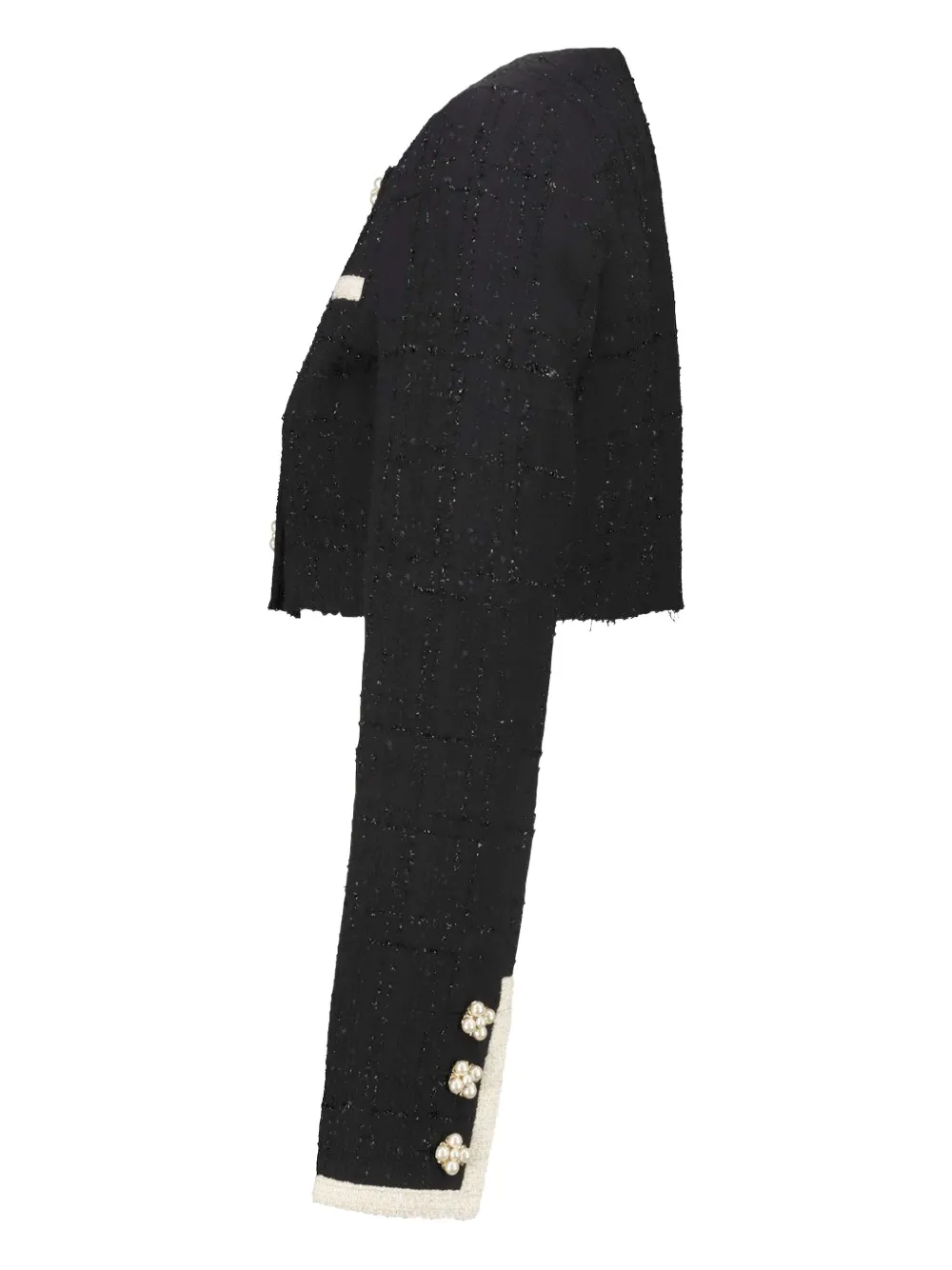 VETEMENTS Cropped jack Zwart