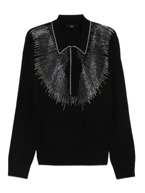 AMIRI embellished-collar polo shirt
