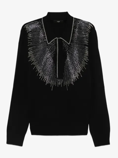 AMIRI embellished-collar polo shirt