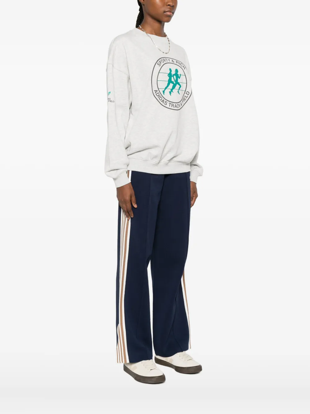 Adidas Originals Cotton Sweaters In White