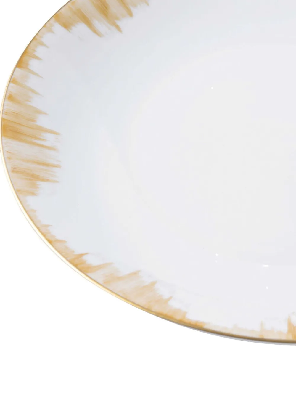 Marie Daage Iris Round Dinner Plate (26.5cm) In White
