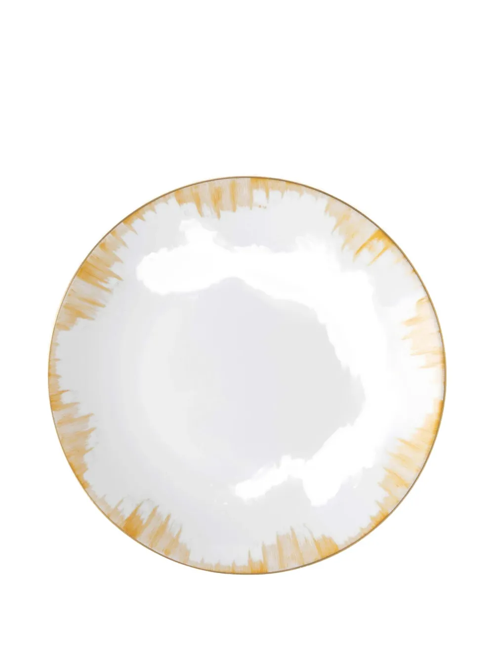Marie Daage Iris Round Dinner Plate (26.5cm) In White
